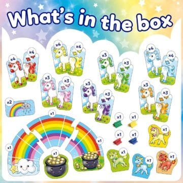 Orchard Toys Rainbow Unicorns Memory Game