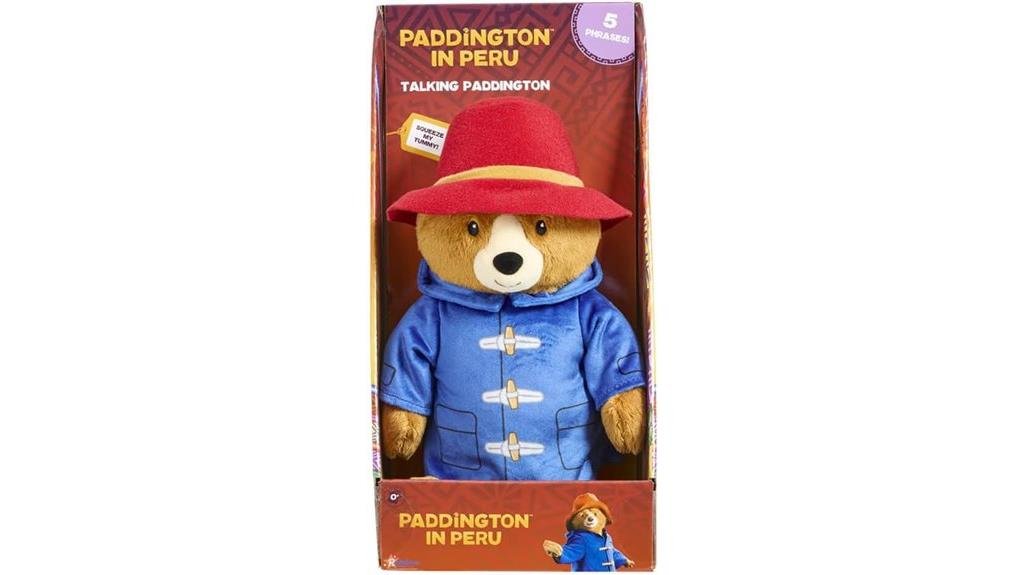 paddington bear talking teddy