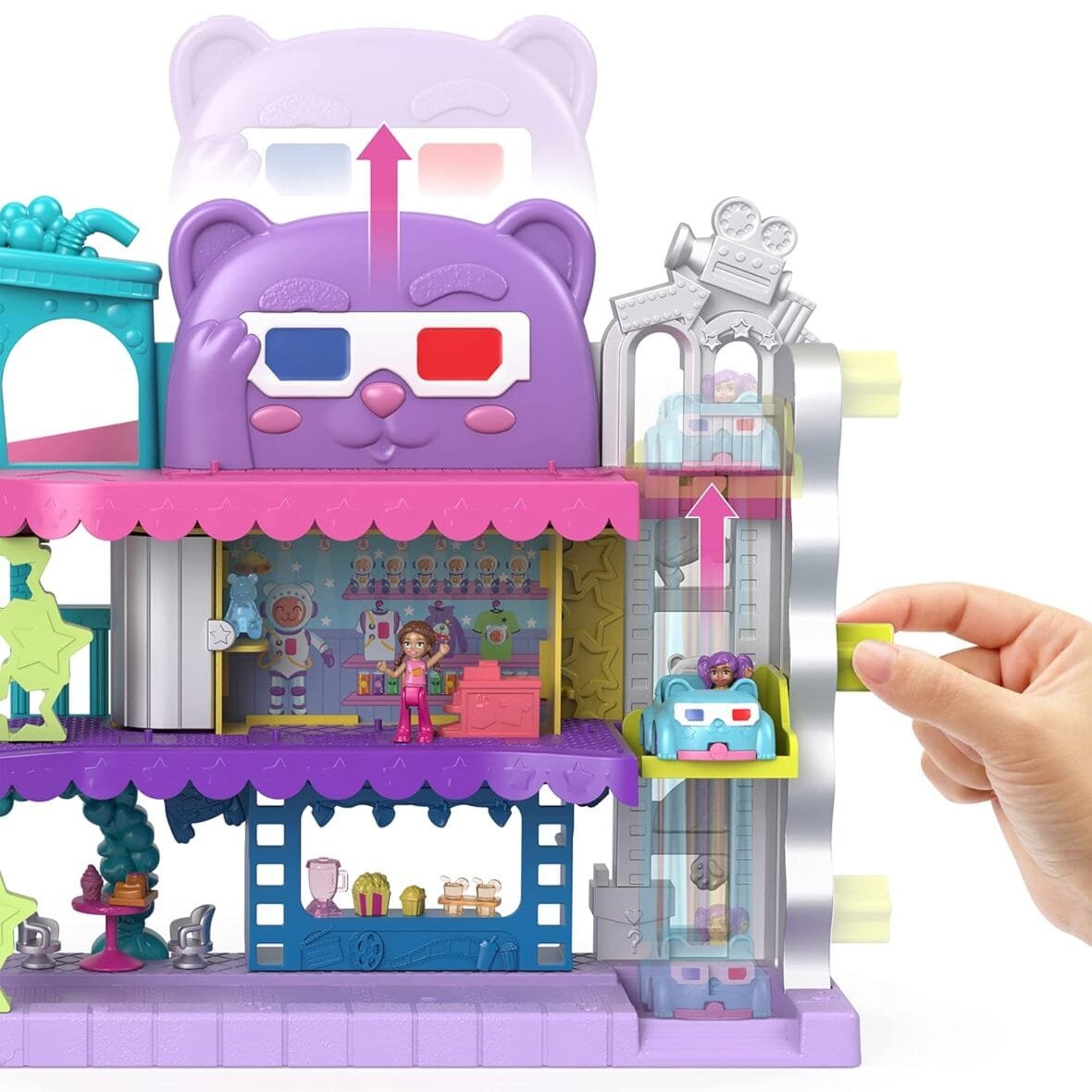 Polly Pocket Drive-In Movie Theatre Set