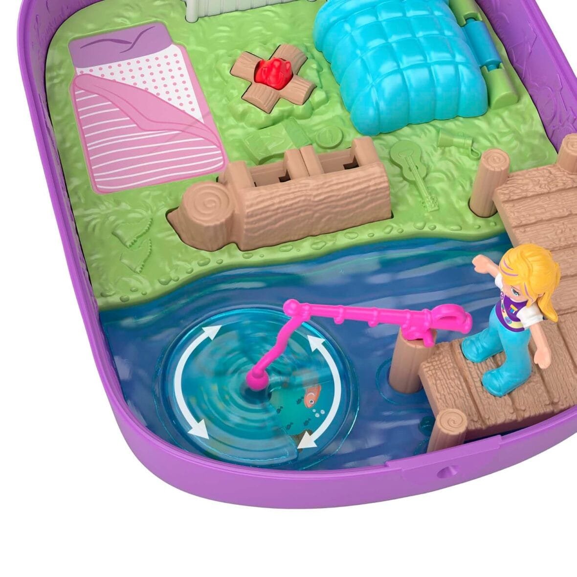 Polly Pocket Owlnite Campsite Compact Set