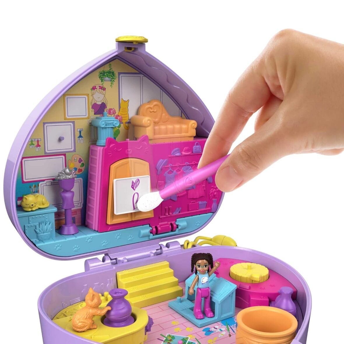 Polly Pocket Shani Art Studio Compact