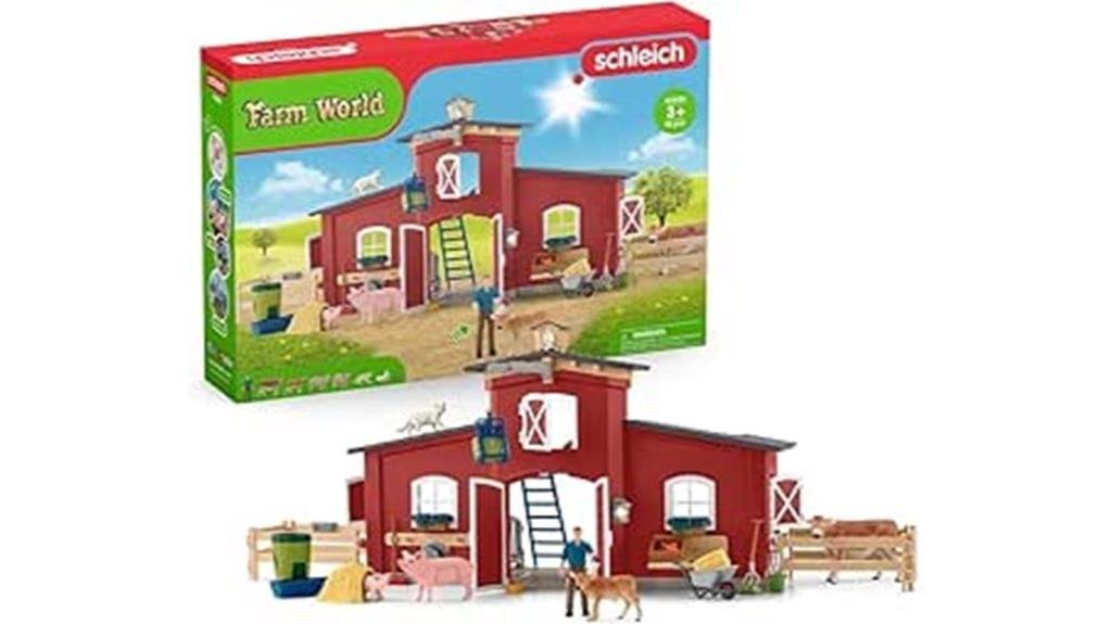red barn farm playset