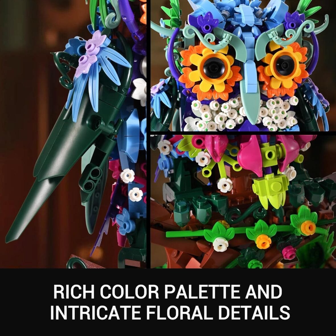 Sillbird Owl Building Set for Kids & Adults