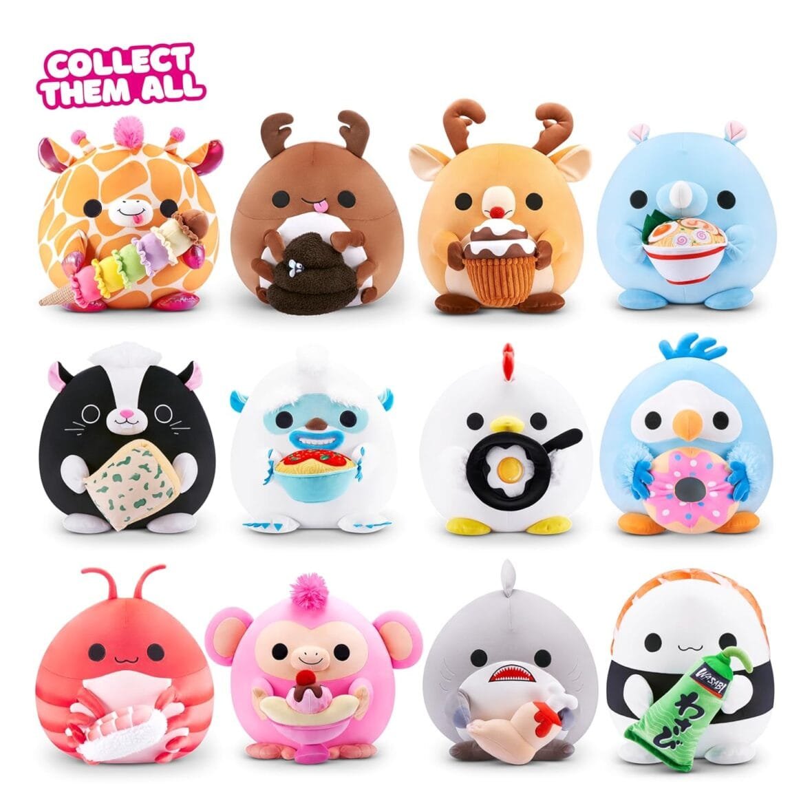 Snackles 8-inch Plush Doll with Snack