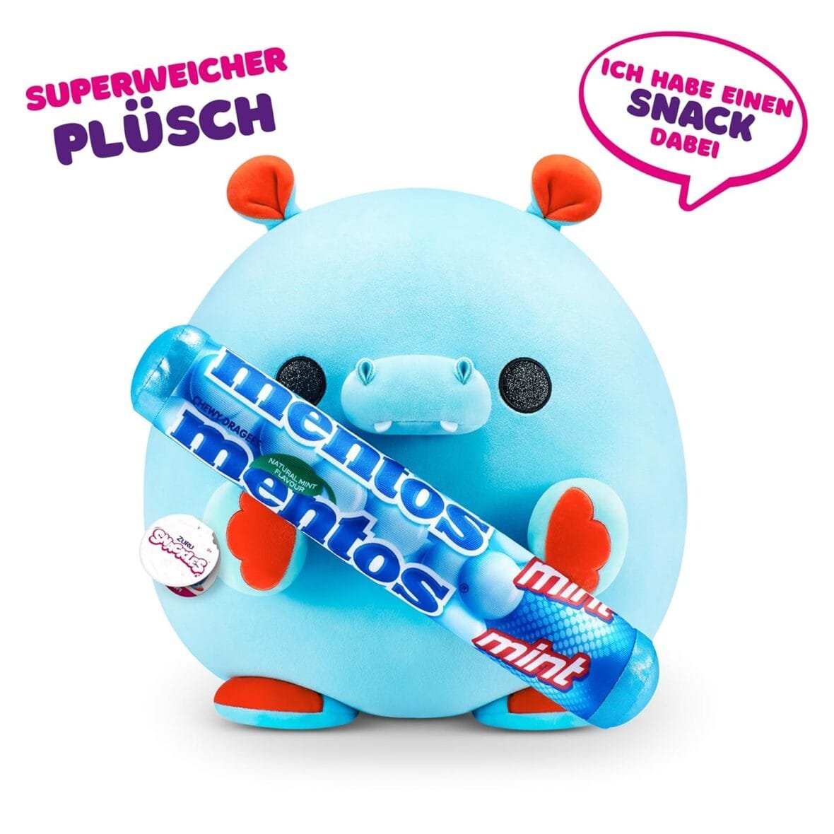 Snackles Series 1 Hippo Plush Toy