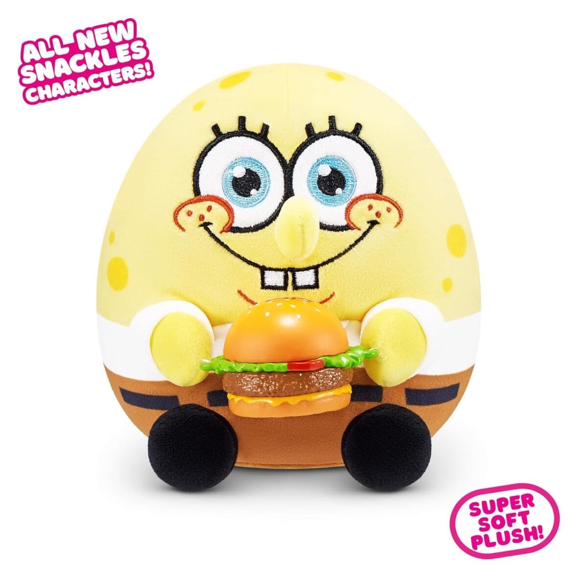Snackles SpongeBob Plush Toy with Snack