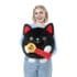 Snackles Super Sized Black Cat Plush