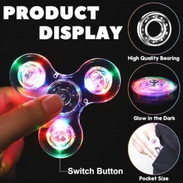 Steemjoey Crystal LED Fidget Toy