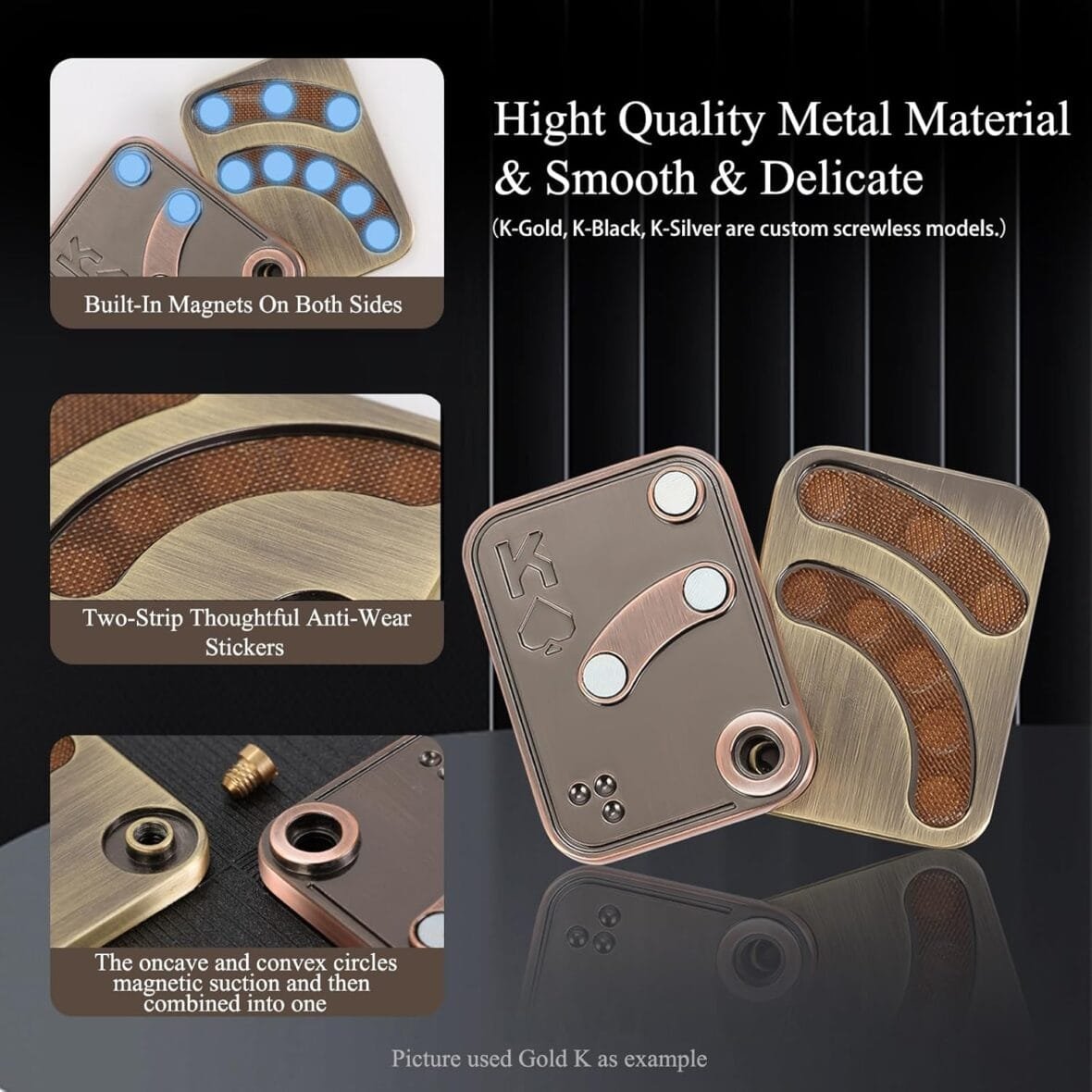 Sunny Power Metal Poker Fidget Slider