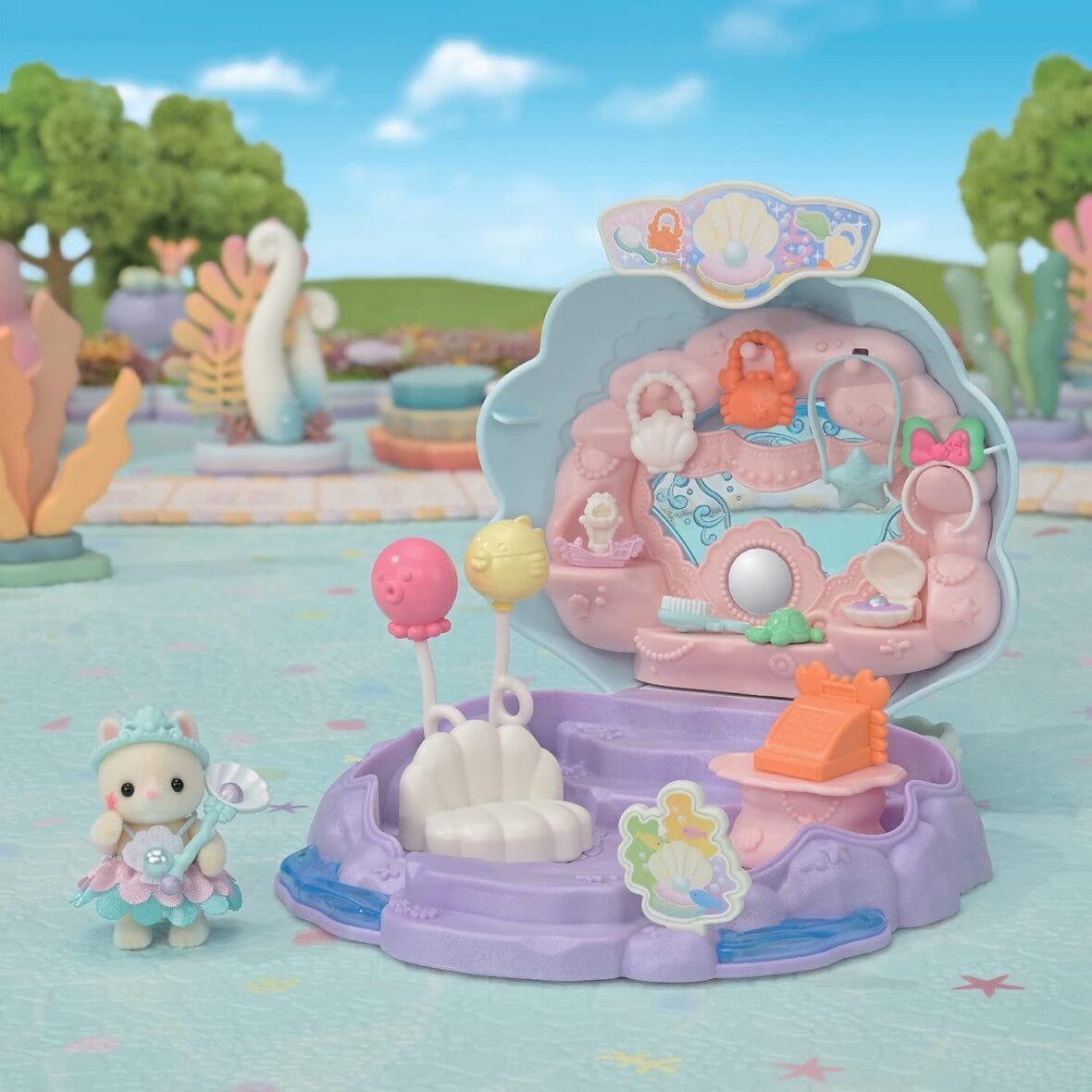 Sylvanian Families Baby Mermaid Shop Playset