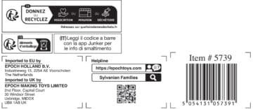 Sylvanian Families Bath & Shower Set