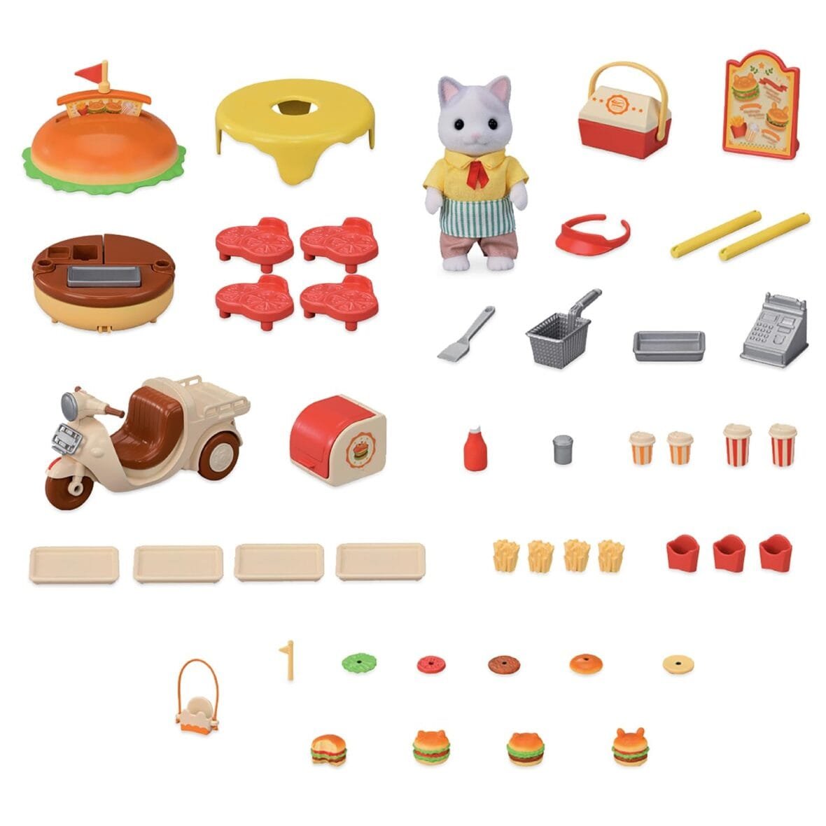 Sylvanian Families Hamburger Stand Playset