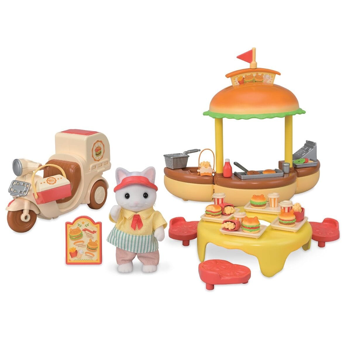 Sylvanian Families Hamburger Stand Playset