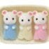 Sylvanian Families Marshmallow Mouse Triplets