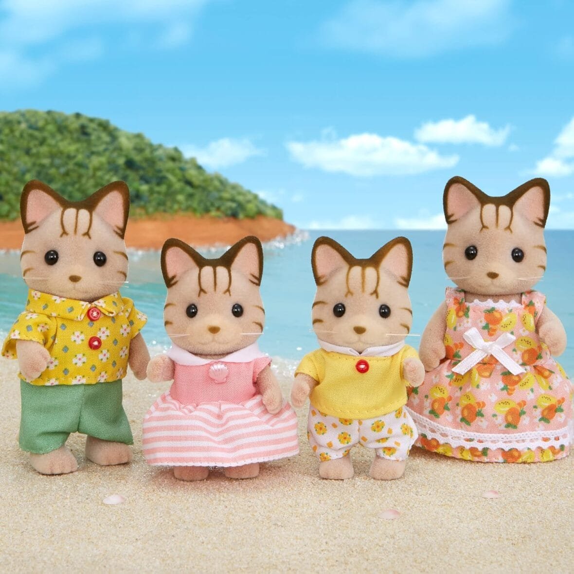 Sylvanian Families Striped Cat Family Set