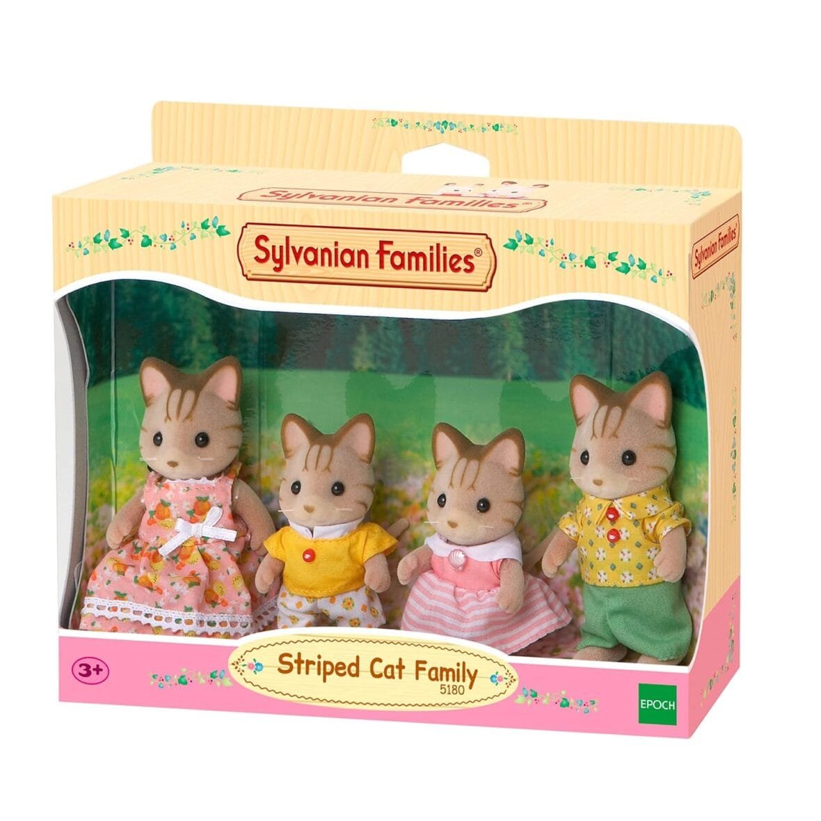 Sylvanian Families Striped Cat Family Set