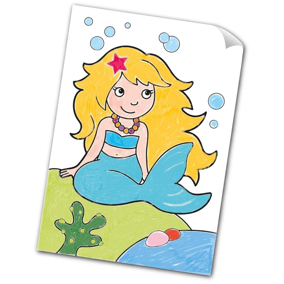 Unicorns & Mermaids Educational Colouring Book