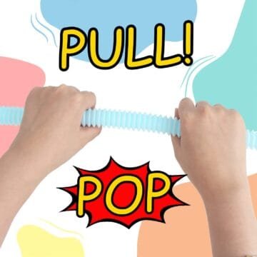 VEYLIN 6PCS Pop Tubes Fidget Toys
