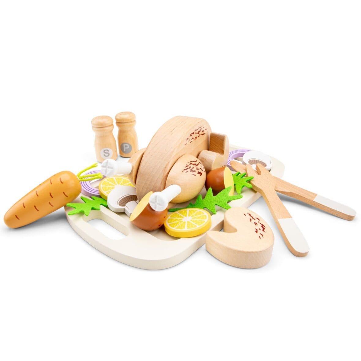 Woet Wooden Roast Chicken Play Set