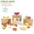Wooden Play Food Sets for Toddlers