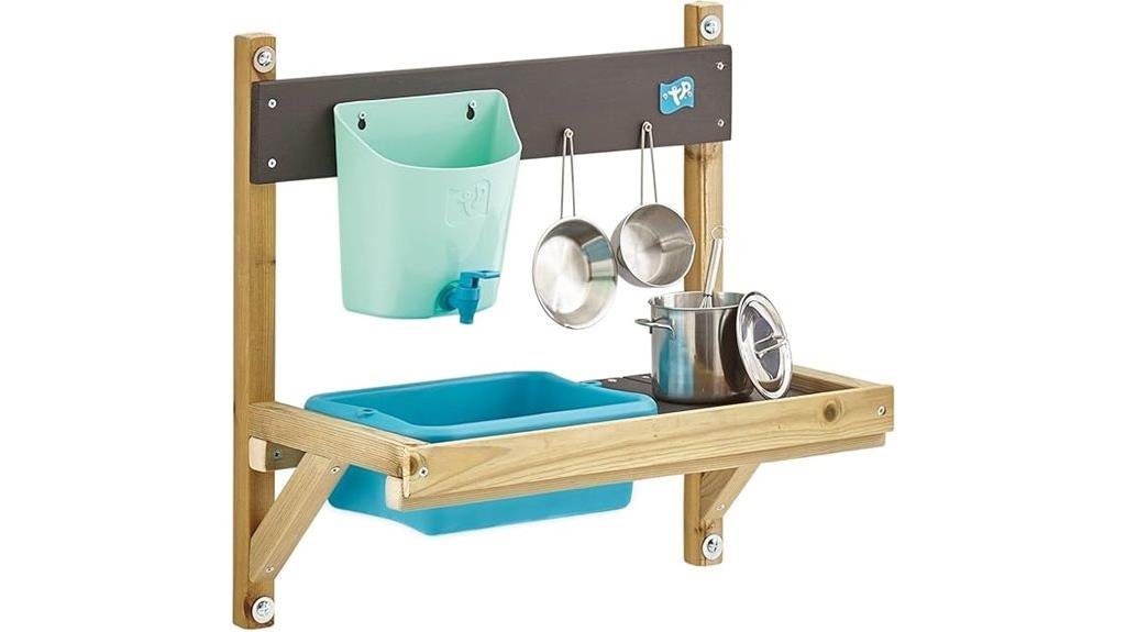 wooden mud kitchen accessory