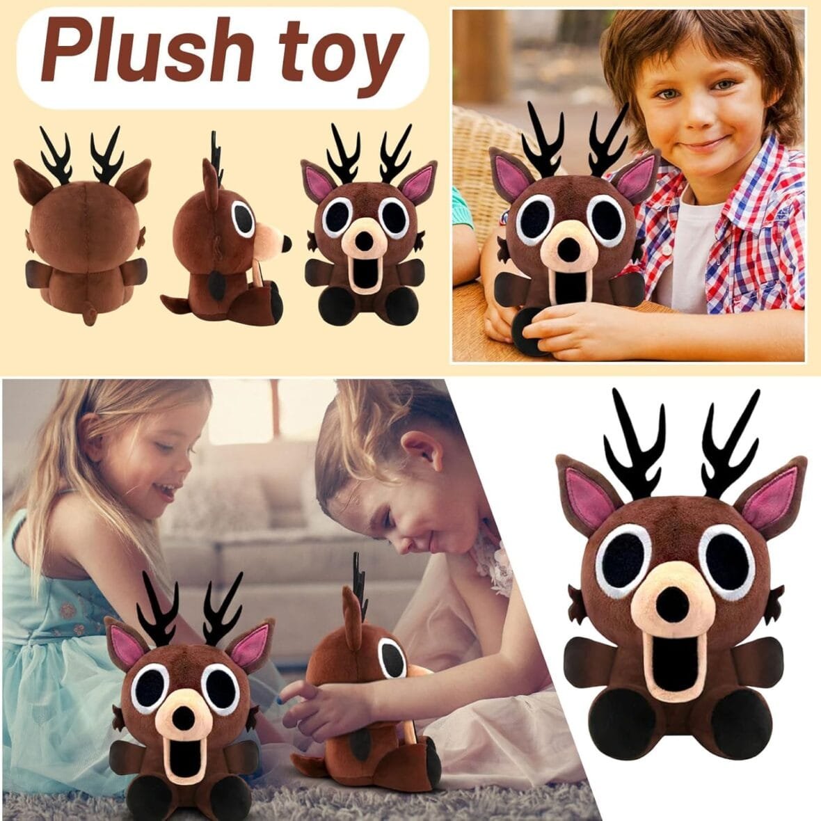 99 Nights Plush Deer Toy for Kids