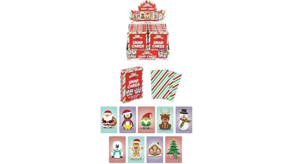 christmas card game pack