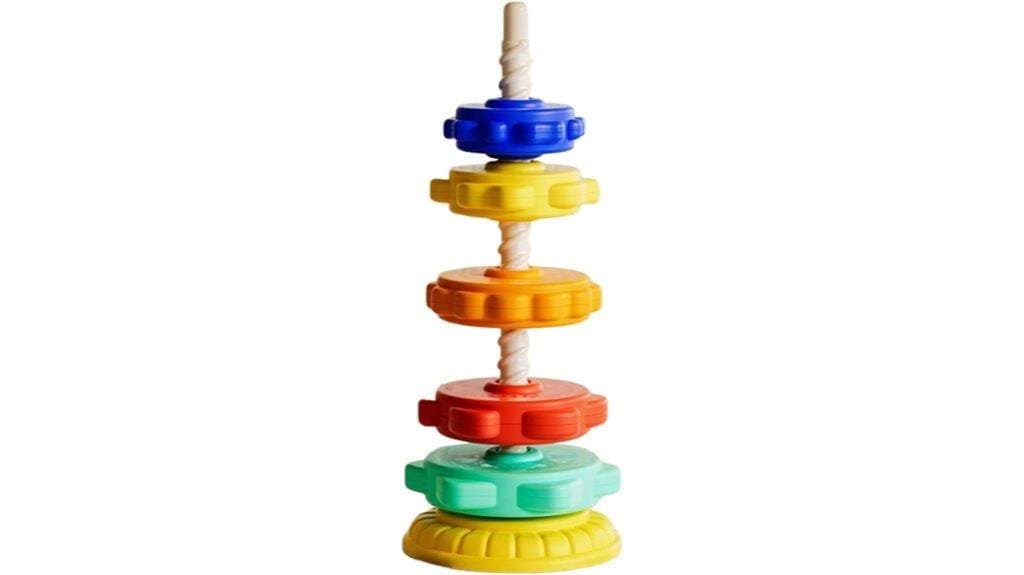 colorful educational stacking toy