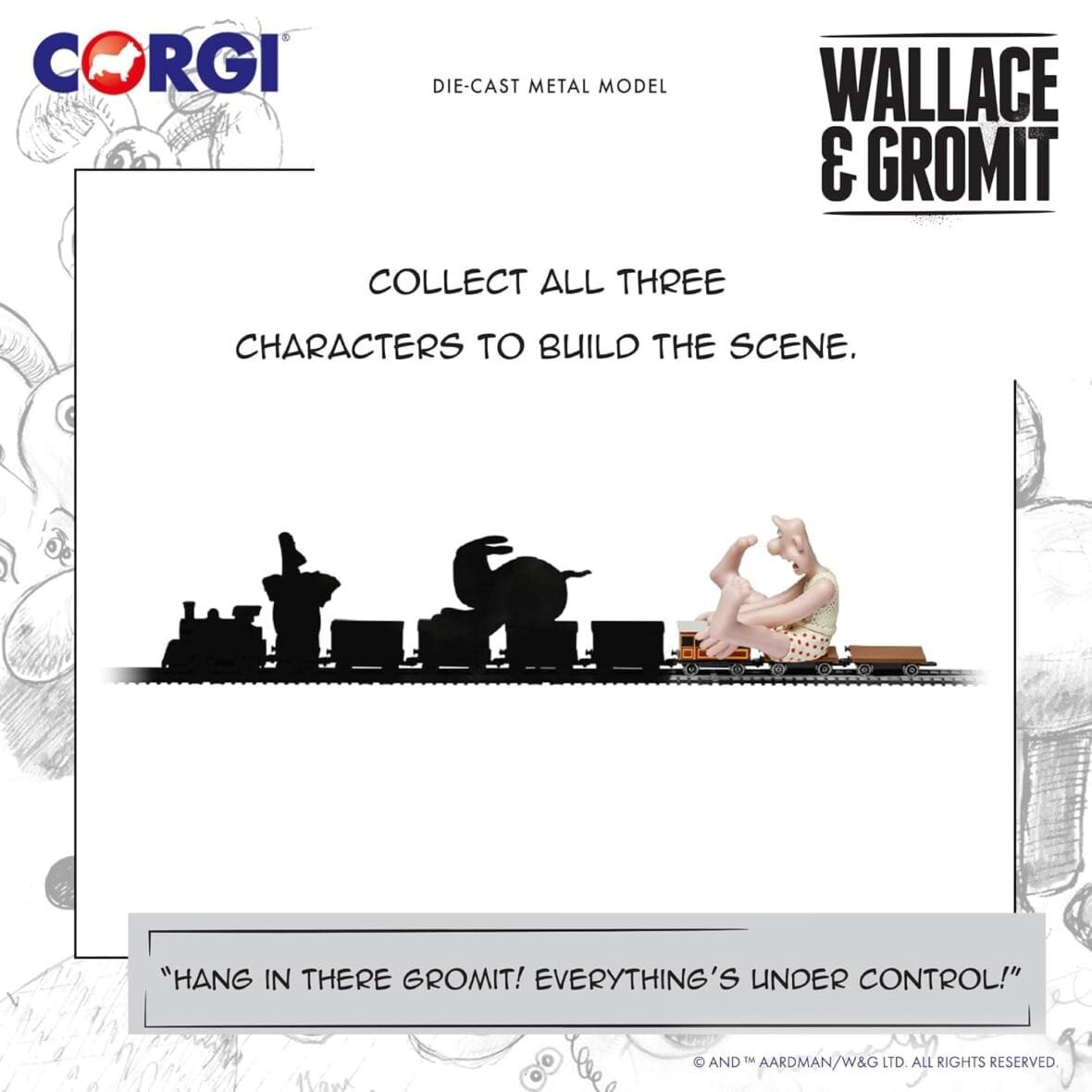 Corgi Wallace & Gromit: The Wrong Trousers