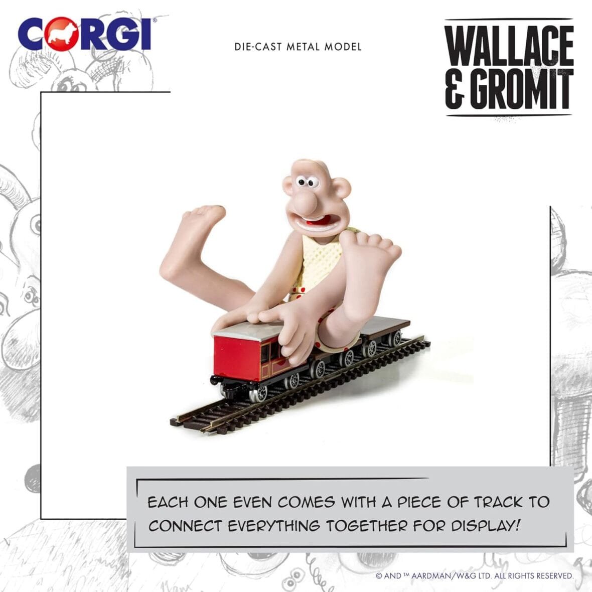 Corgi Wallace & Gromit: The Wrong Trousers