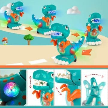 Crawling Dinosaur Musical Baby Toy
