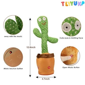 Dancing Talking Cactus Toy for Kids
