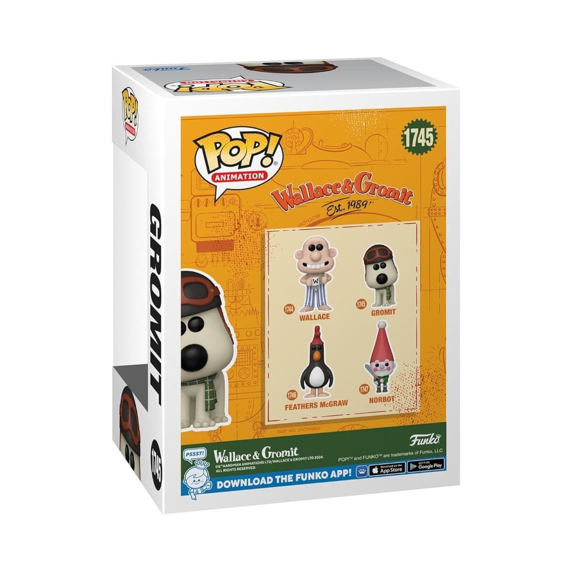 Funko POP! Wallace & Gromit Gromit Figure