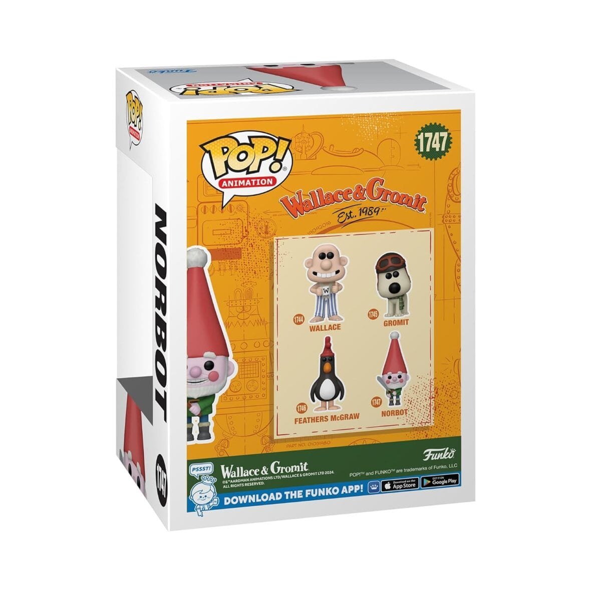 Funko POP! Wallace & Gromit Norbot Figure