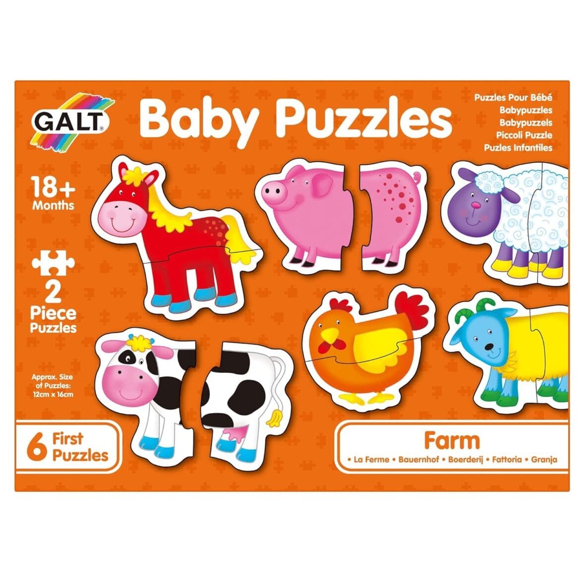 Galt Baby Puzzles – Educational Jigsaw Set