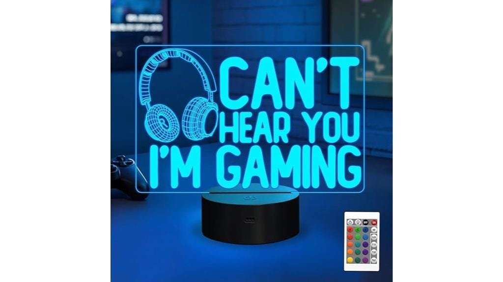 gaming 3d illusion night light