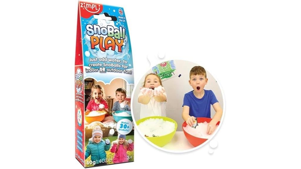 instant fake snow toy