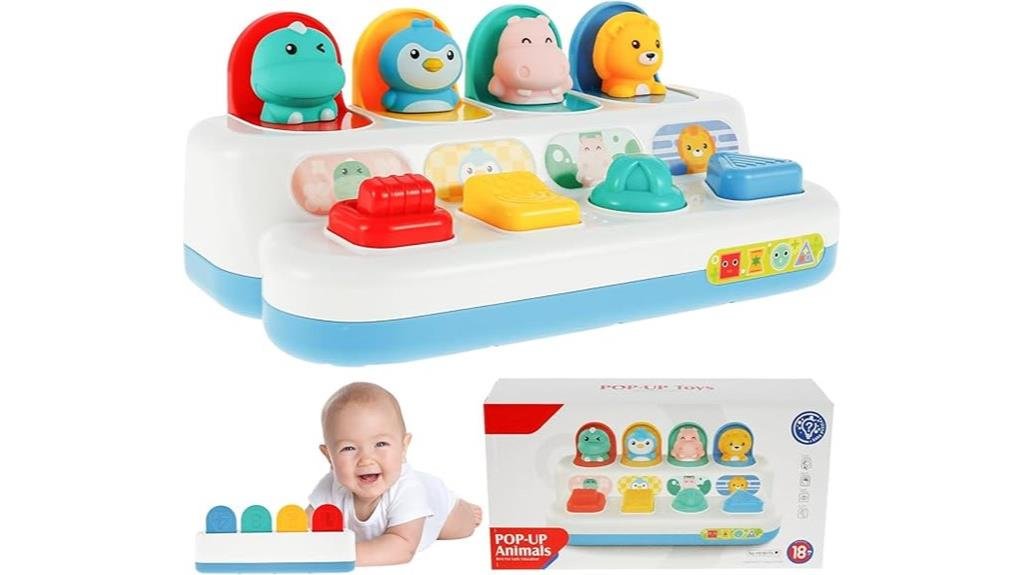 interactive animal pop up toys