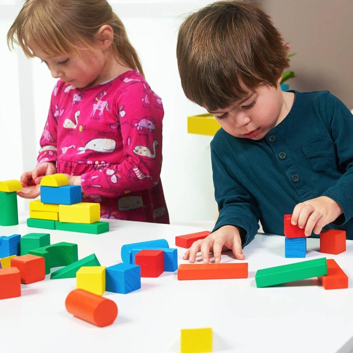 Jaques of London Wooden Building Blocks for Toddlers