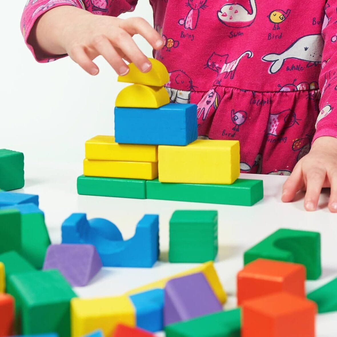 Jaques of London Wooden Building Blocks for Toddlers