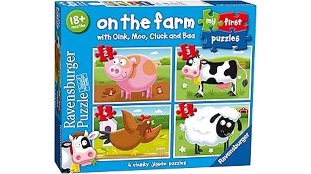 kids jigsaw puzzles farm theme
