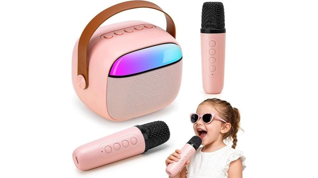 kids karaoke machine bundle
