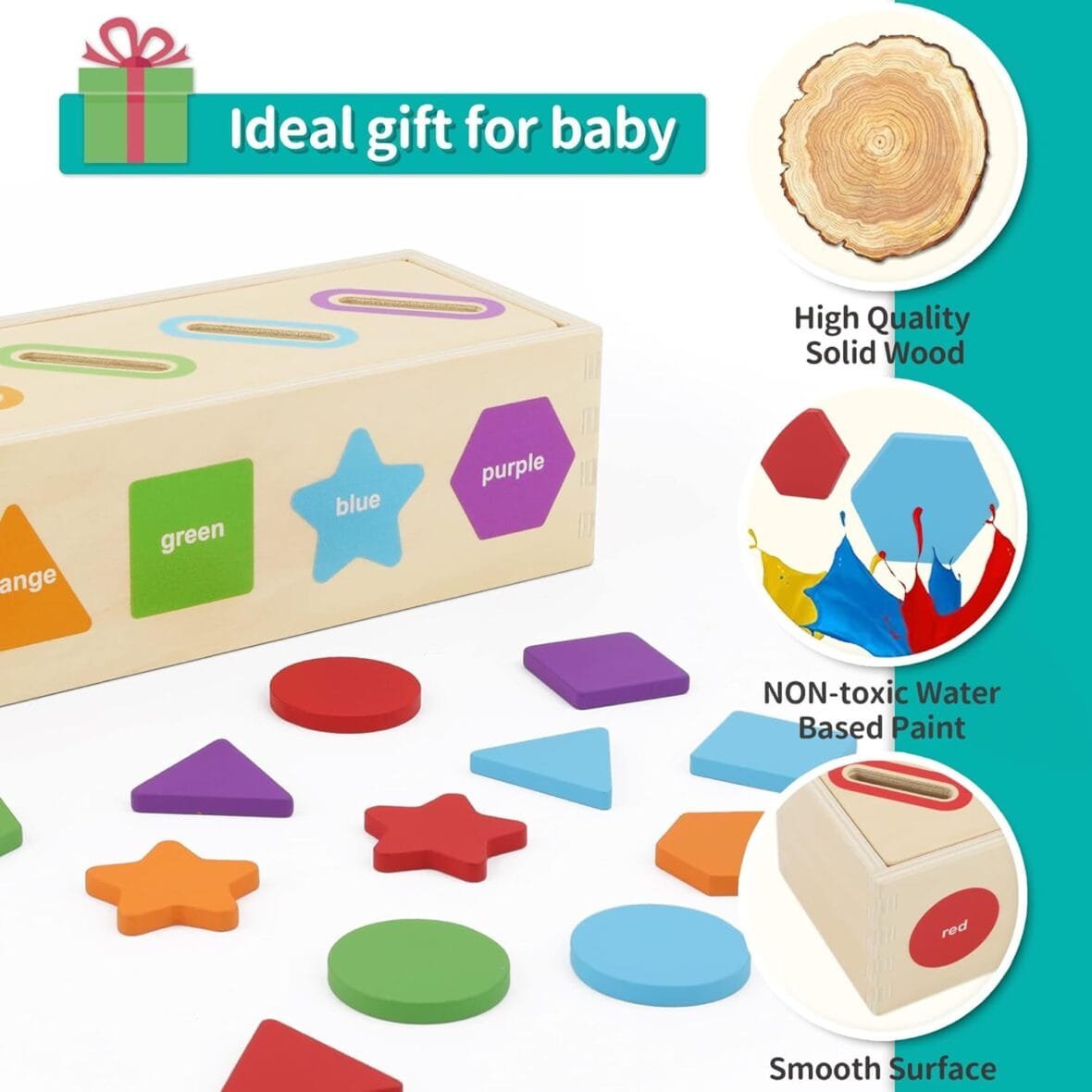 KMTJT Montessori Sorting & Stacking Toys