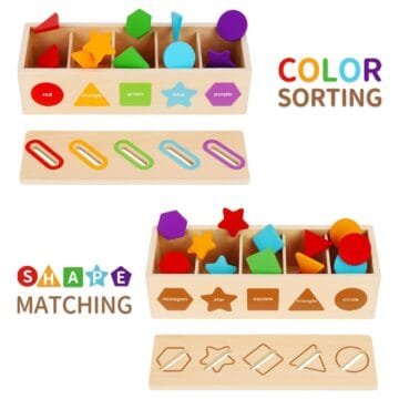 KMTJT Montessori Sorting & Stacking Toys