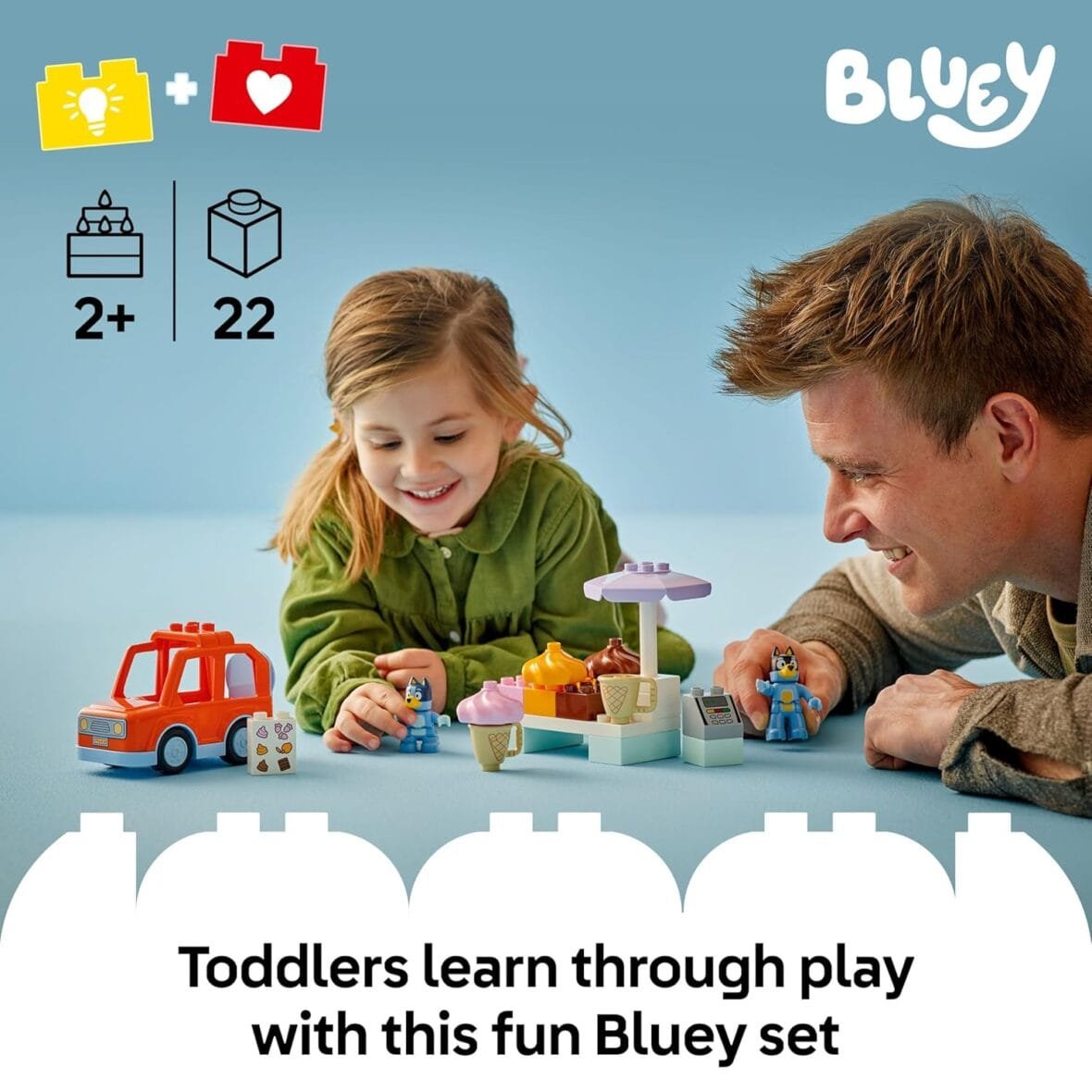 LEGO DUPLO Bluey Ice Cream Trip Toy