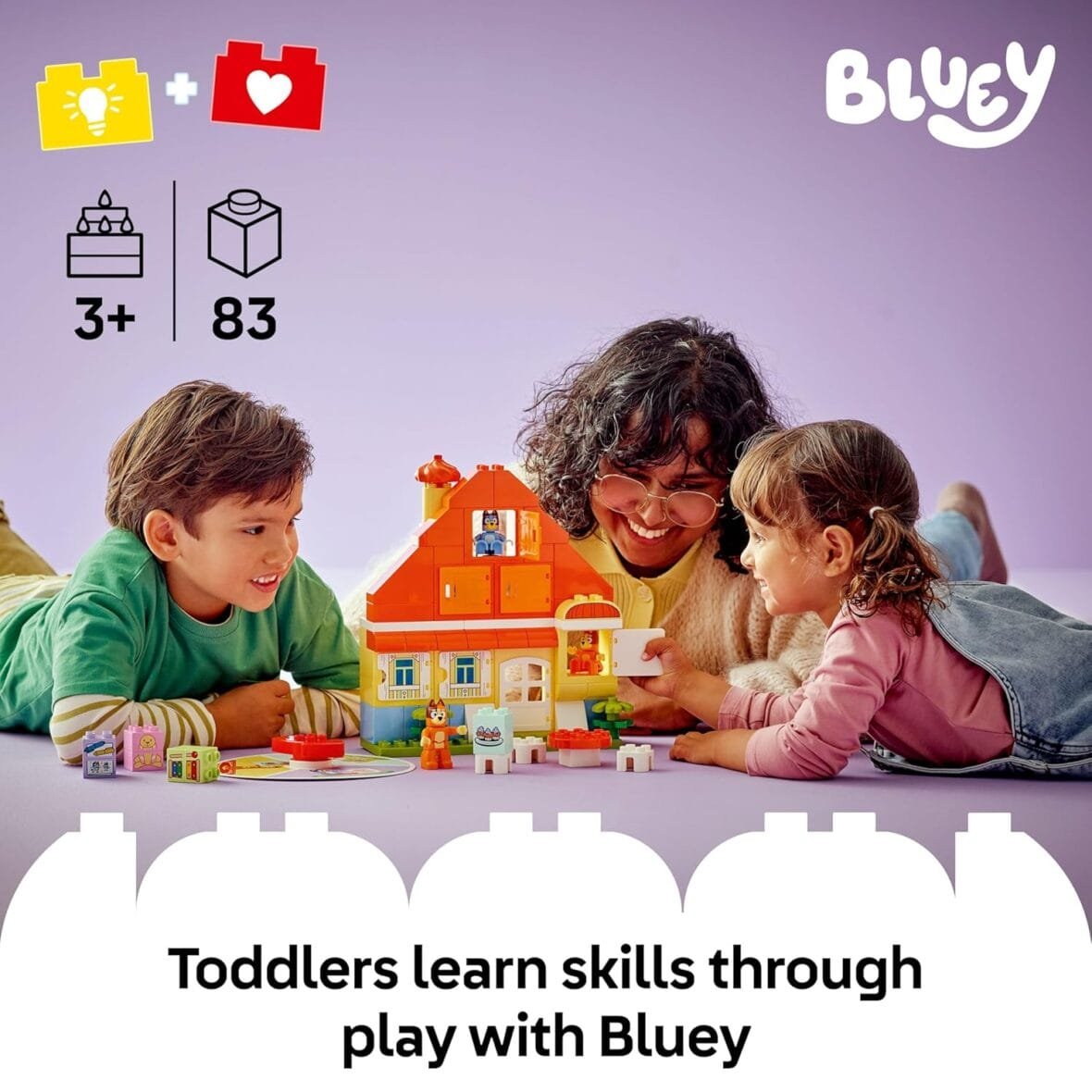 LEGO DUPLO Bluey’s Family House Toy