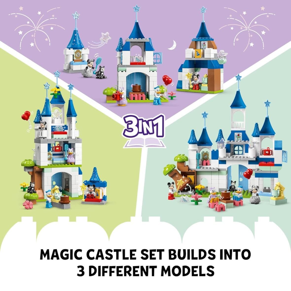 LEGO DUPLO Disney 3-in-1 Magic Castle Set