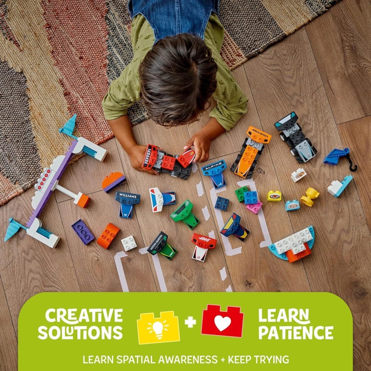 LEGO DUPLO F1 Team Race Cars Set