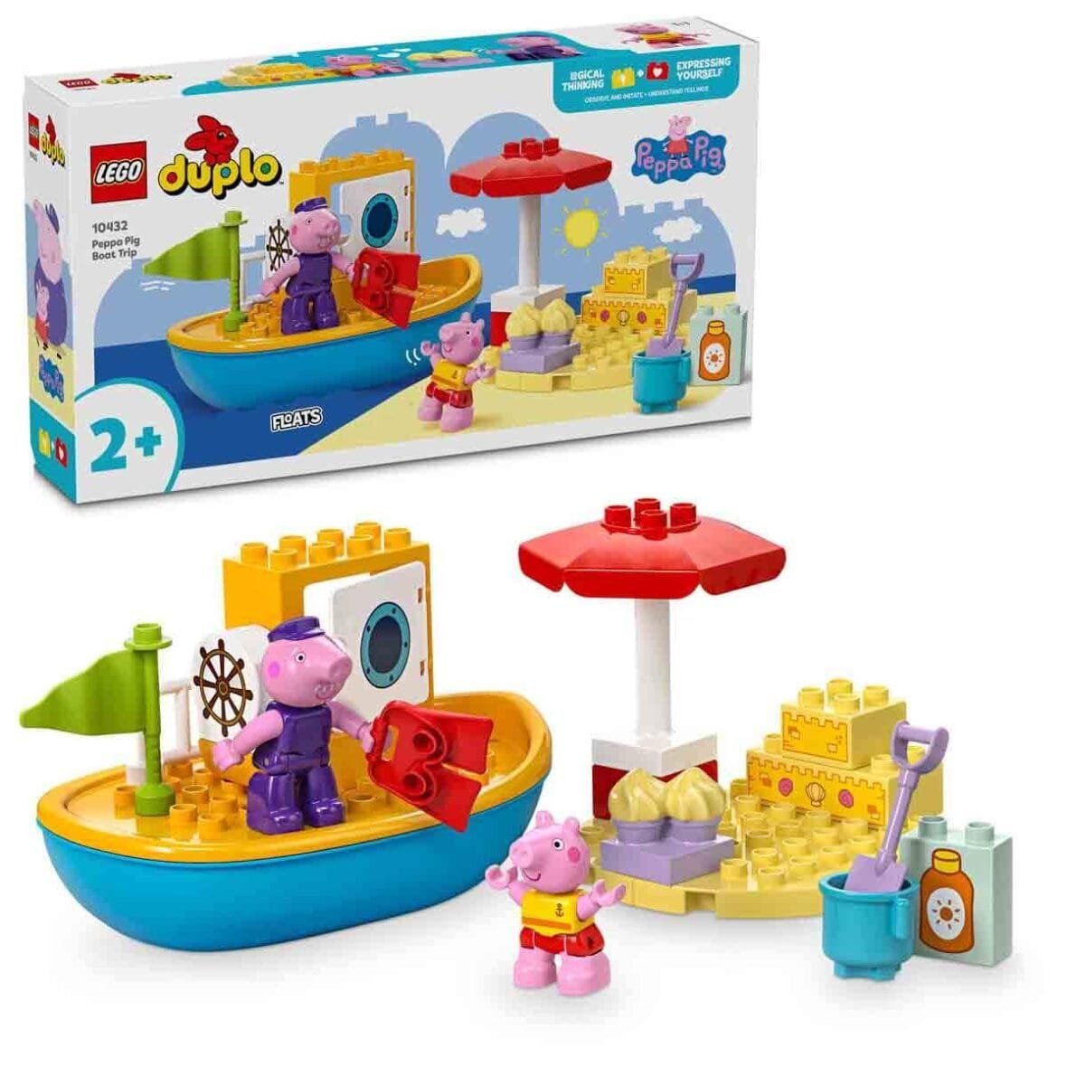 LEGO DUPLO Peppa Pig Boat Trip Set