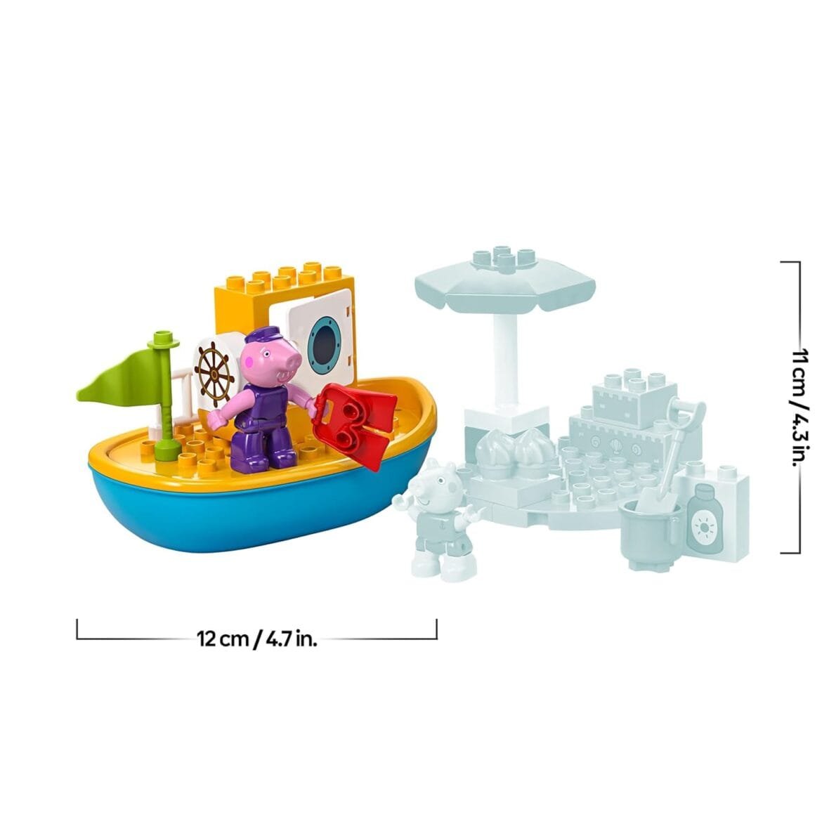 LEGO DUPLO Peppa Pig Boat Trip Set